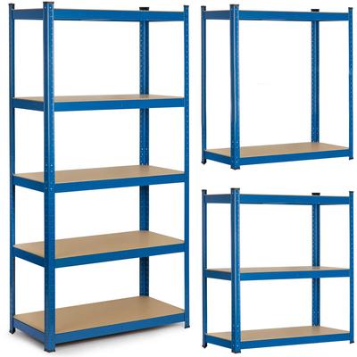 Metal Storage Shelf 180 X 90 X 30cm Humberg 4845