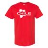 Chile Football Strike - Soccer Sports Short Sleeve T-Shirt - Red