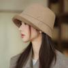 Korean New Curly Hat for Women In Autumn and Winter Casual Versatile Fisherman Hat Showing Face Small Basin Hat Hepburn Style Cloth Hat