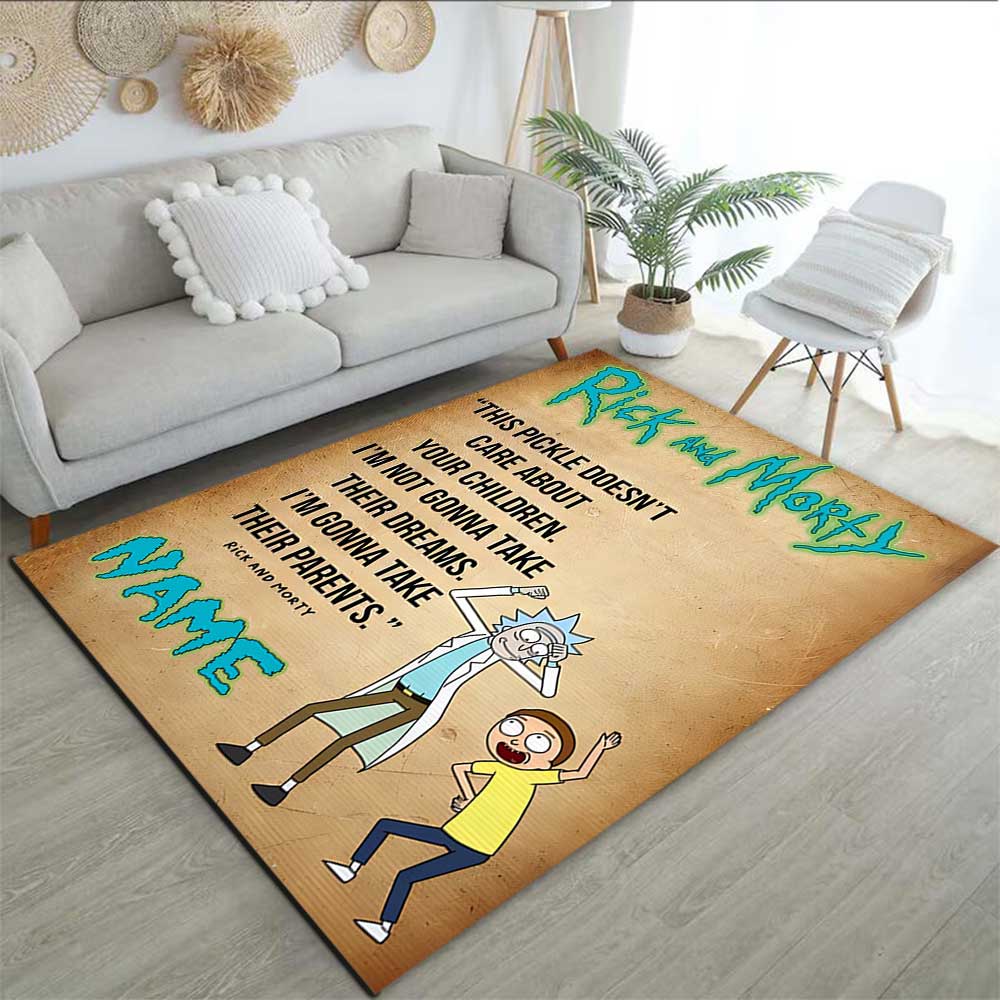 Warnermedia (18) Customize your name rug, office chair cushion, home bedroom living room gift.