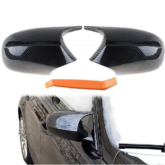 Rear View Mirror Cap Cover Replacement Left Right Gloss Black For BMW E87 E81 E82 E88 E90 E91 E92 E93 51167205291 51167205292
