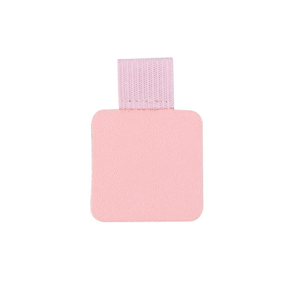 Easy To Carry Self-Adhesive PU Leather Pen Clip Pencil Elastic Loop Cover Ring for Diary PlannerClip for Apple ICell Phone IPencil Hol Practical Use