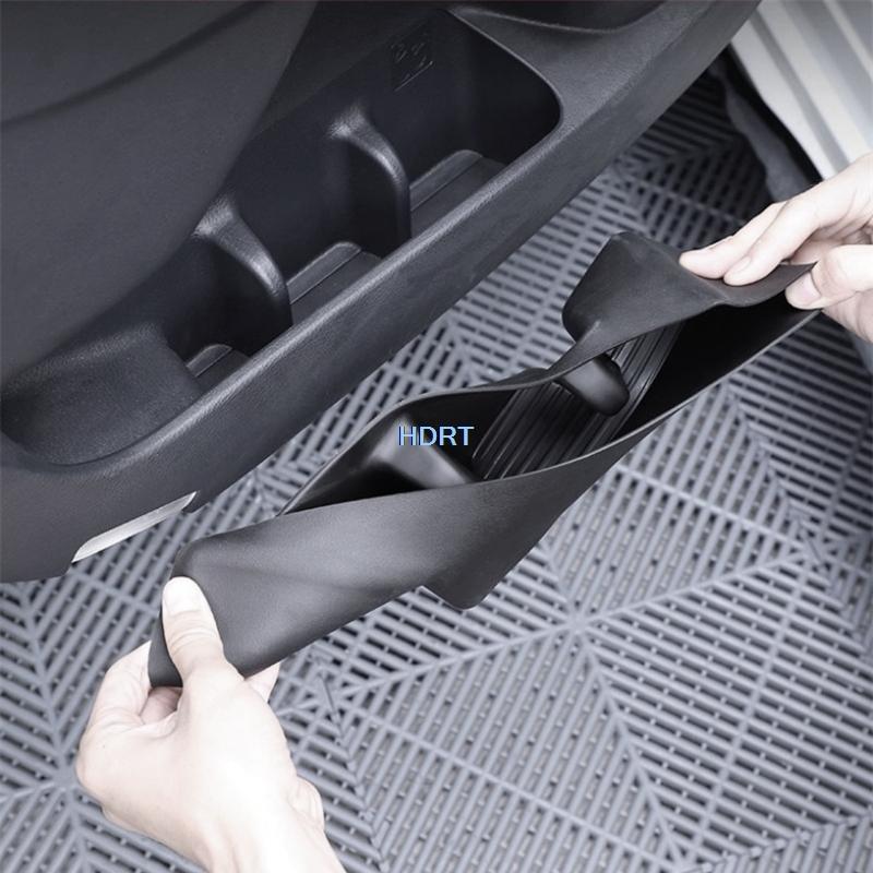 For Toyota Sienna/Granvia  + Car Styling Door Handle Storage Box Dust Proof Cover Protector Decoration Accessories Auto Part