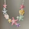 Sea Series Bohemian Shell Necklace Ornaments Starfish Beach Bracelet Shell Starfish Necklace  Women