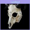Halloween Kostümmaske mit 3D Schafsschädel-Design Harzmaterial für Rollenspiele