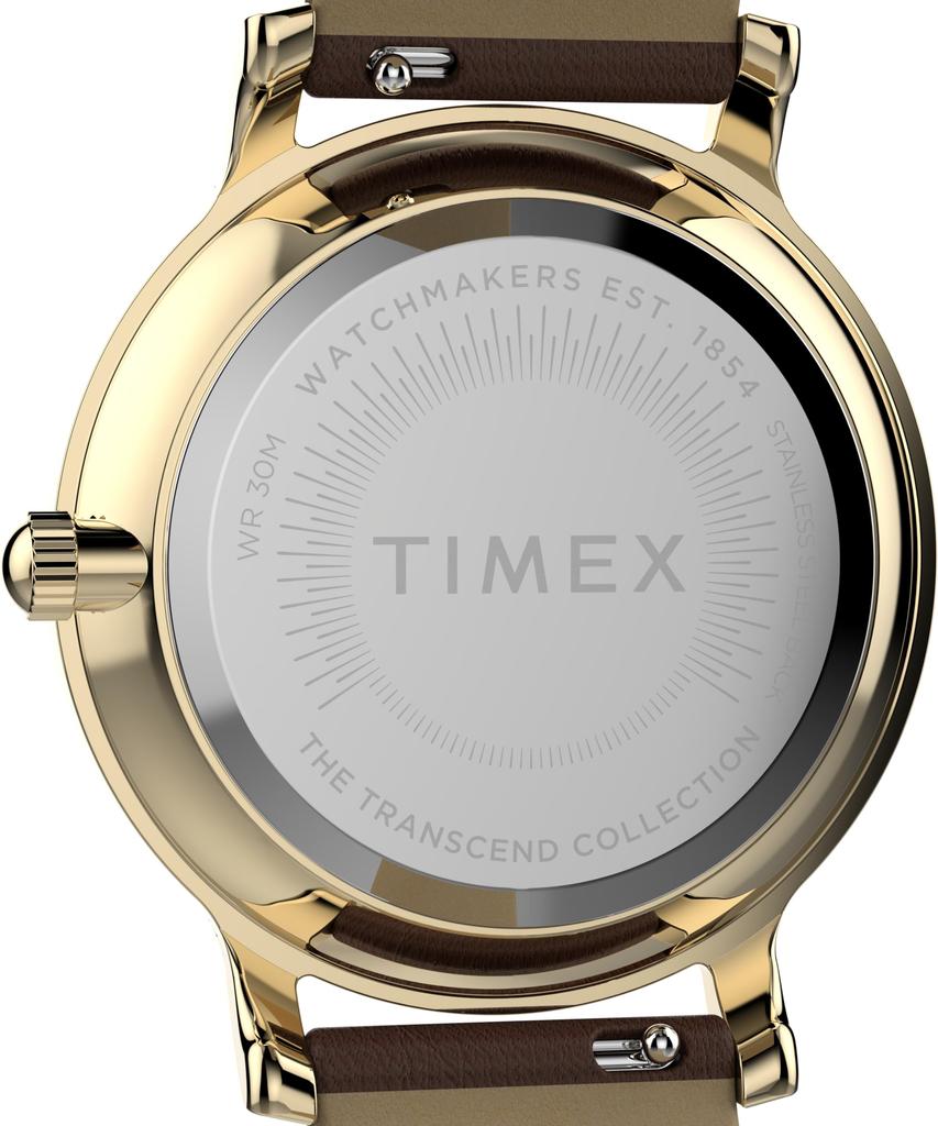TIMEX Transcend Quartz 5 ATM Water Mineral Gold TW2V67000 Watch, Movement, Resistance, Glass, Dial, Unisex, [Authentic]