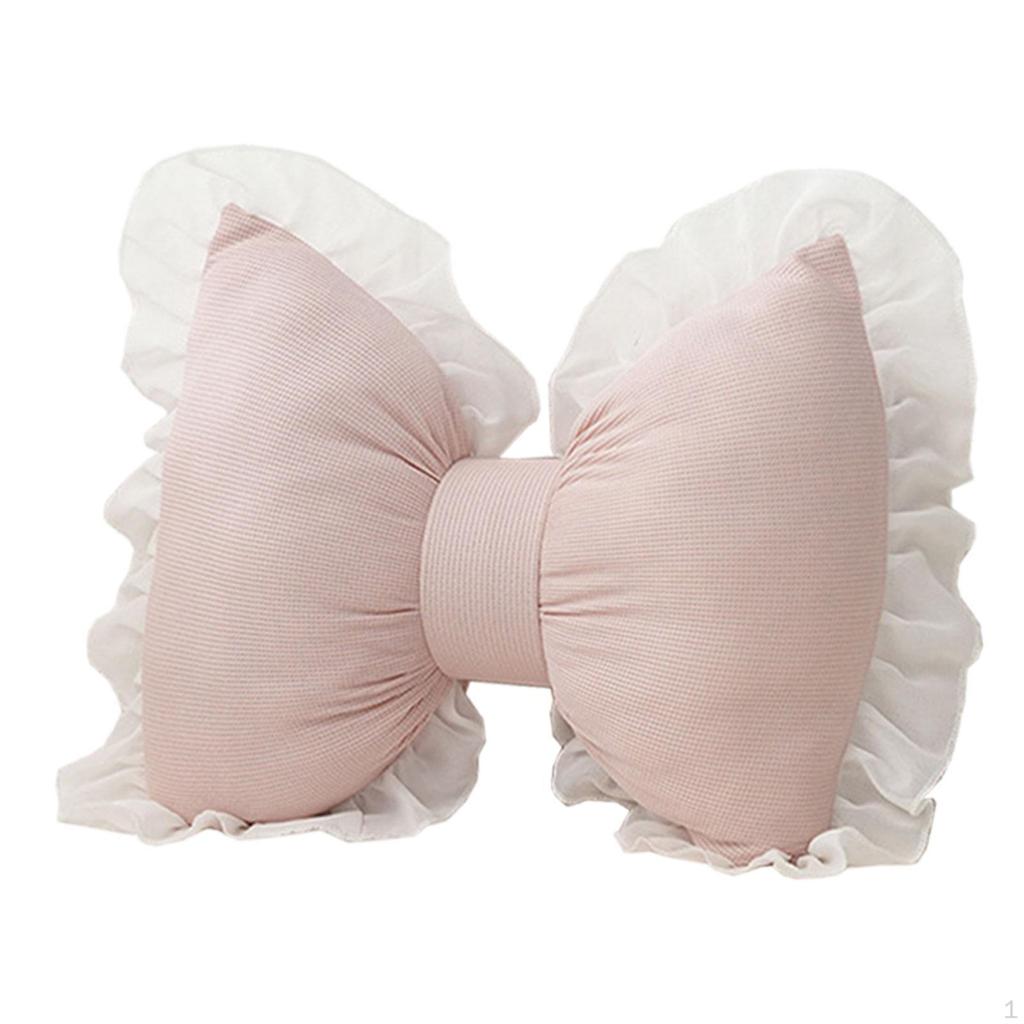 Bowknot Pillow Creative Home Decor Throw Decorative Cushion for Living Room Couch Sofa Office