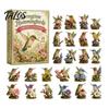 Festive Party Supplies 2026 Hummingbird Advent Calendar, 24-Day Acrylic Ornament Set with Bird Figure Holiday Favors Countdown, Christmas Tree Hanging