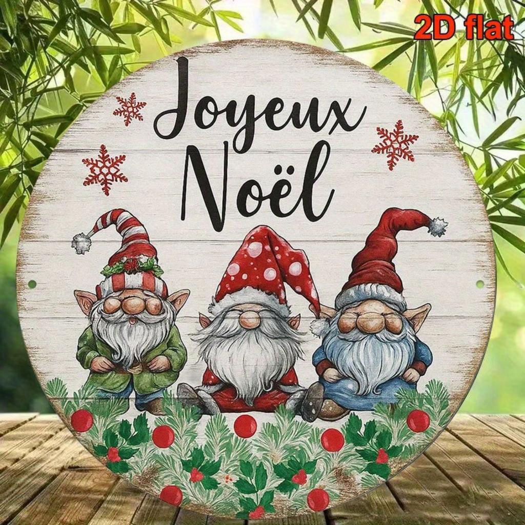 2D Flat Metal Wall Sign Decor