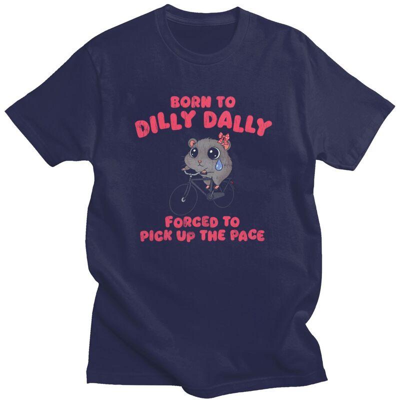 

Funny Hamster Bike Tshirt Unisex Short Sleeves Fashion Casual Clothing Streetwear Summer Loose Fit 100 Cotton Camisetas 4XL
