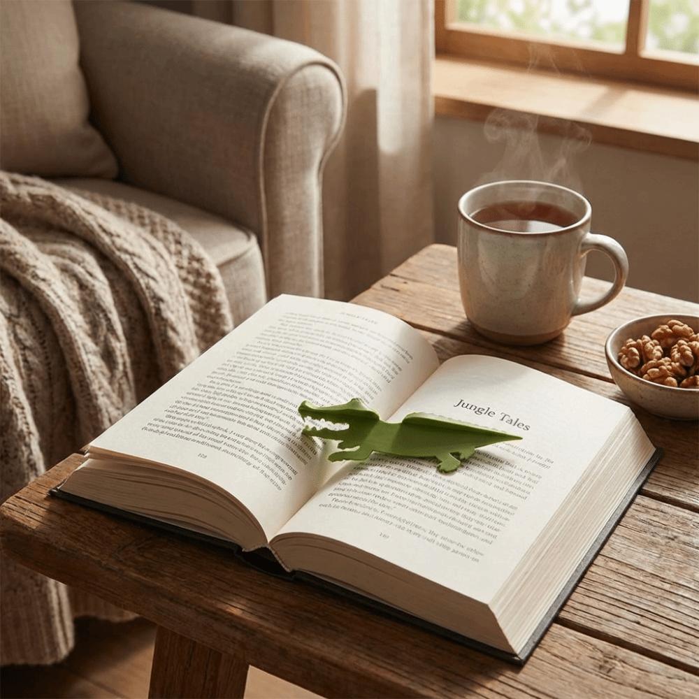 Durable Material 3D Animal Bookmark Lightweight Plastic Page Marker  For Teachers