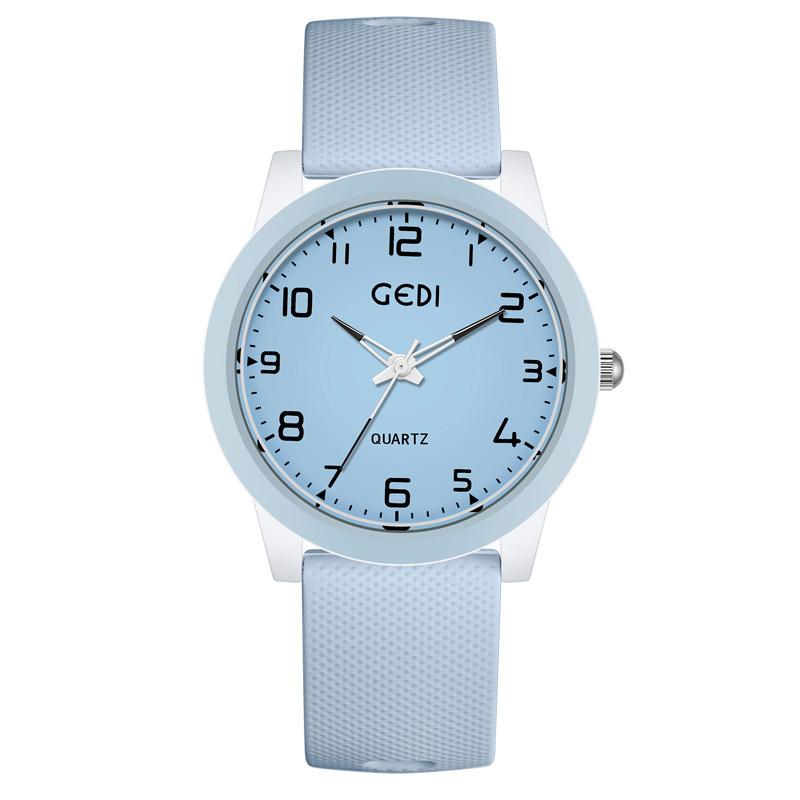 Candy Color Silicone Watch For Middle School Students, Simple Waterproof Guangzhou Watch, Sweat-Proof And Breathable Watch