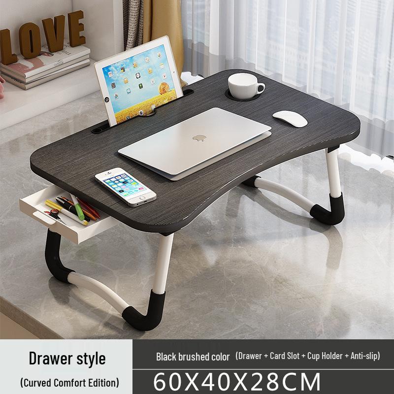 Foldable Laptop Bed Table - Portable Desk for Dorms and Lounging
