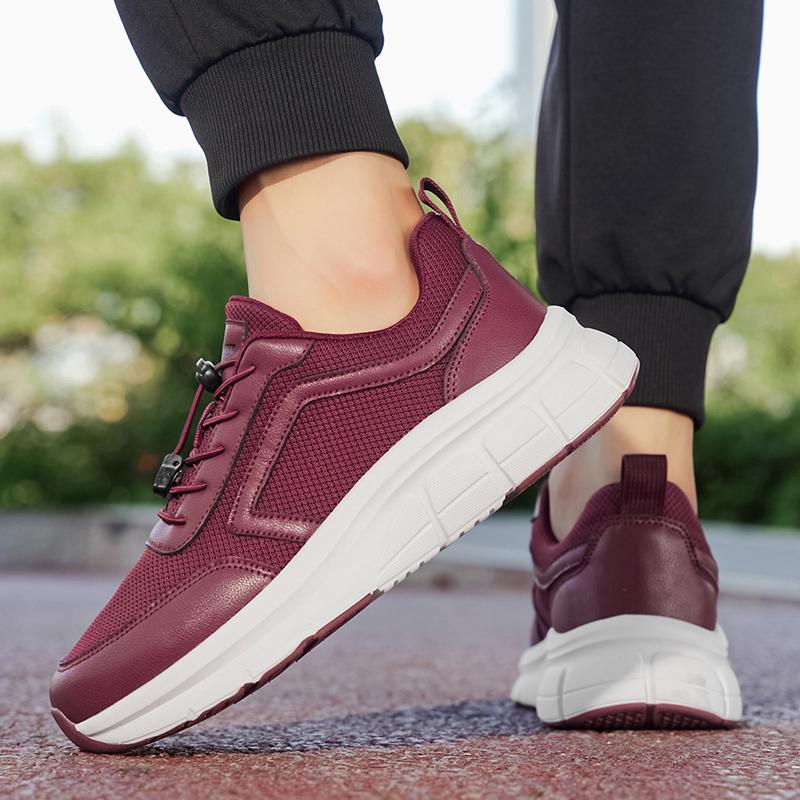 TUINANLE Winter Platform Warm Sneakers for Couple Casual Anti Slip Walking Shoes Men Women