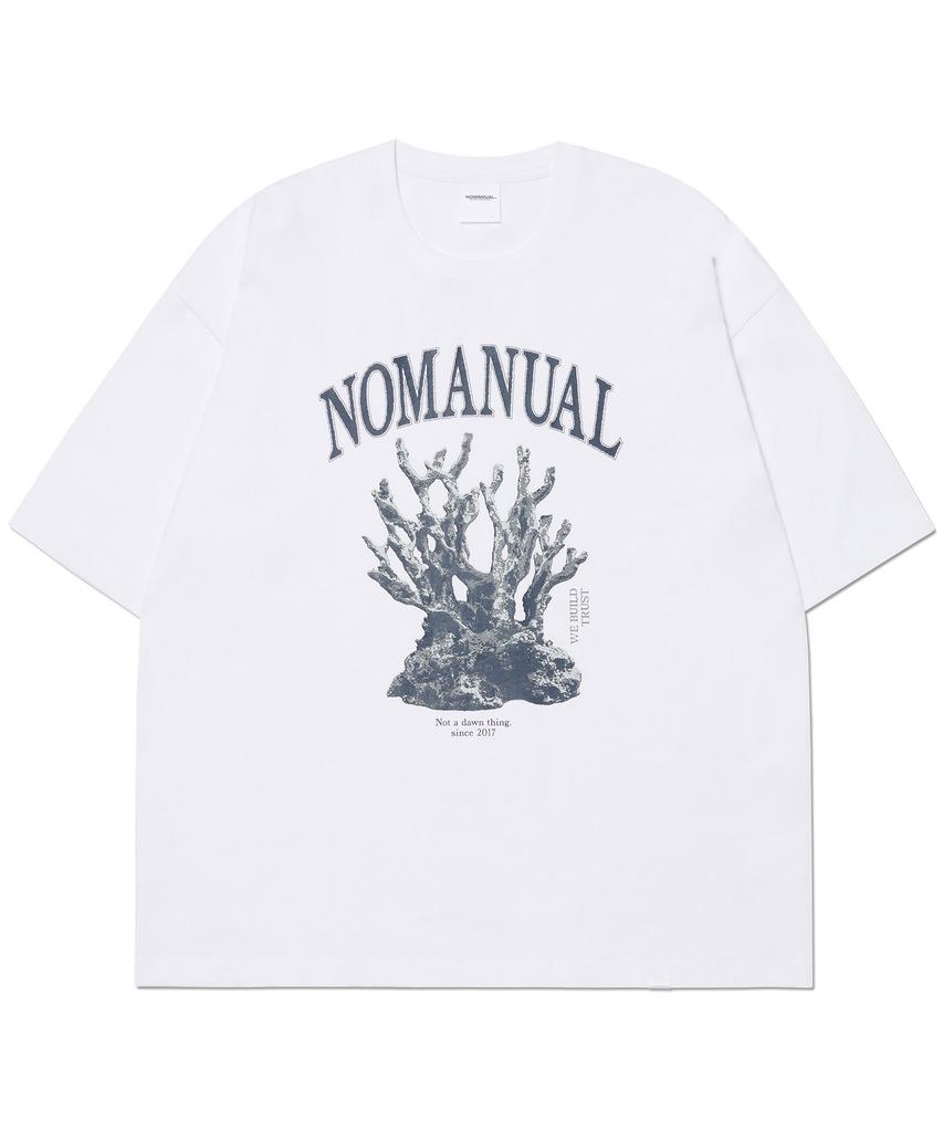 Nomaenyueol Metal Coral Reef T-Shirt - White