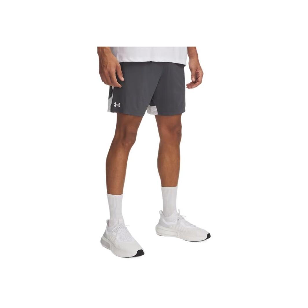 

Under Armour Tech Vent Comfortable Versatile Three-Quarter Casual Shorts Men shorts Gray White 1388645-027 XXL