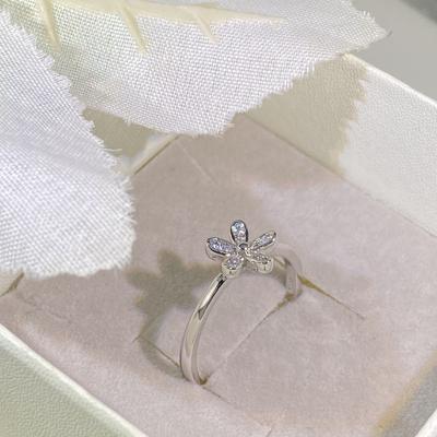 Joyería Europea y Americana Anillo Pequeño de Margarita Oro Rosa Anillo de Cola de Personalidad