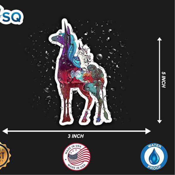 Unicorn Vinyl Decal Sticker for Car or Truck Bumper