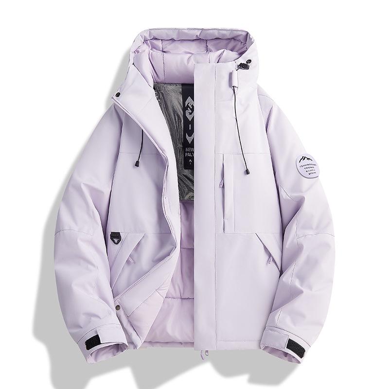 Men's Trendy Windproof Warmth-Keeping Loose Cotton Jacket for Couples - Autumn/Winter Casual Outerwear