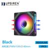 UPSIREN PF-14 PRISM 4PRO Computer Chassis Fan 14cm ARGB 4 Pin PWM Quiet Cooling Fan 12V Large Air Volume 61.5CFM/650-1800RPM