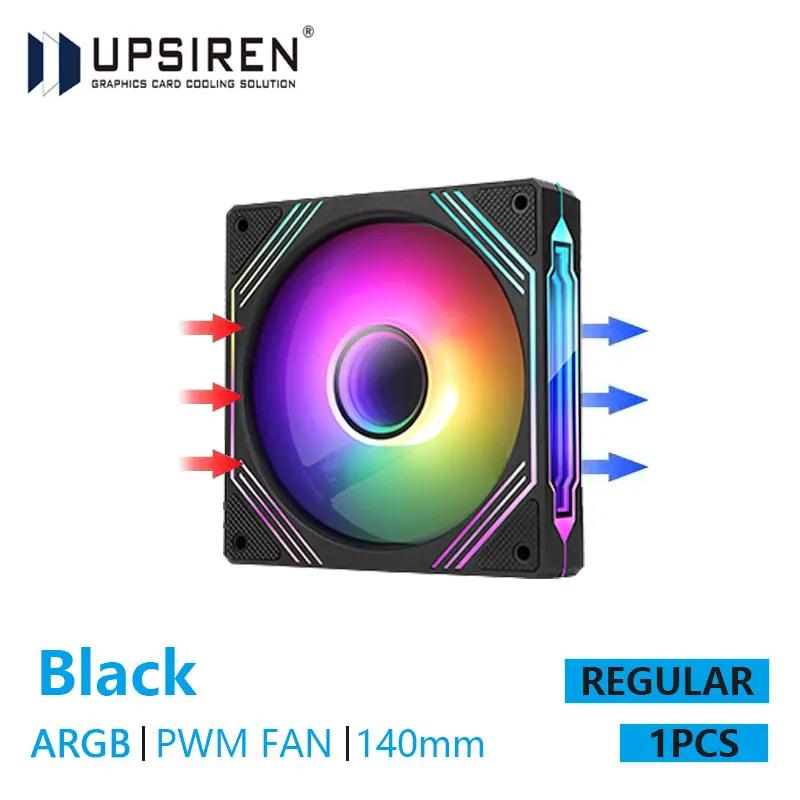 UPSIREN PF-14 PRISM 4PRO Computer Chassis Fan 14cm ARGB 4 Pin PWM Quiet Cooling Fan 12V Large Air Volume 61.5CFM/650-1800RPM