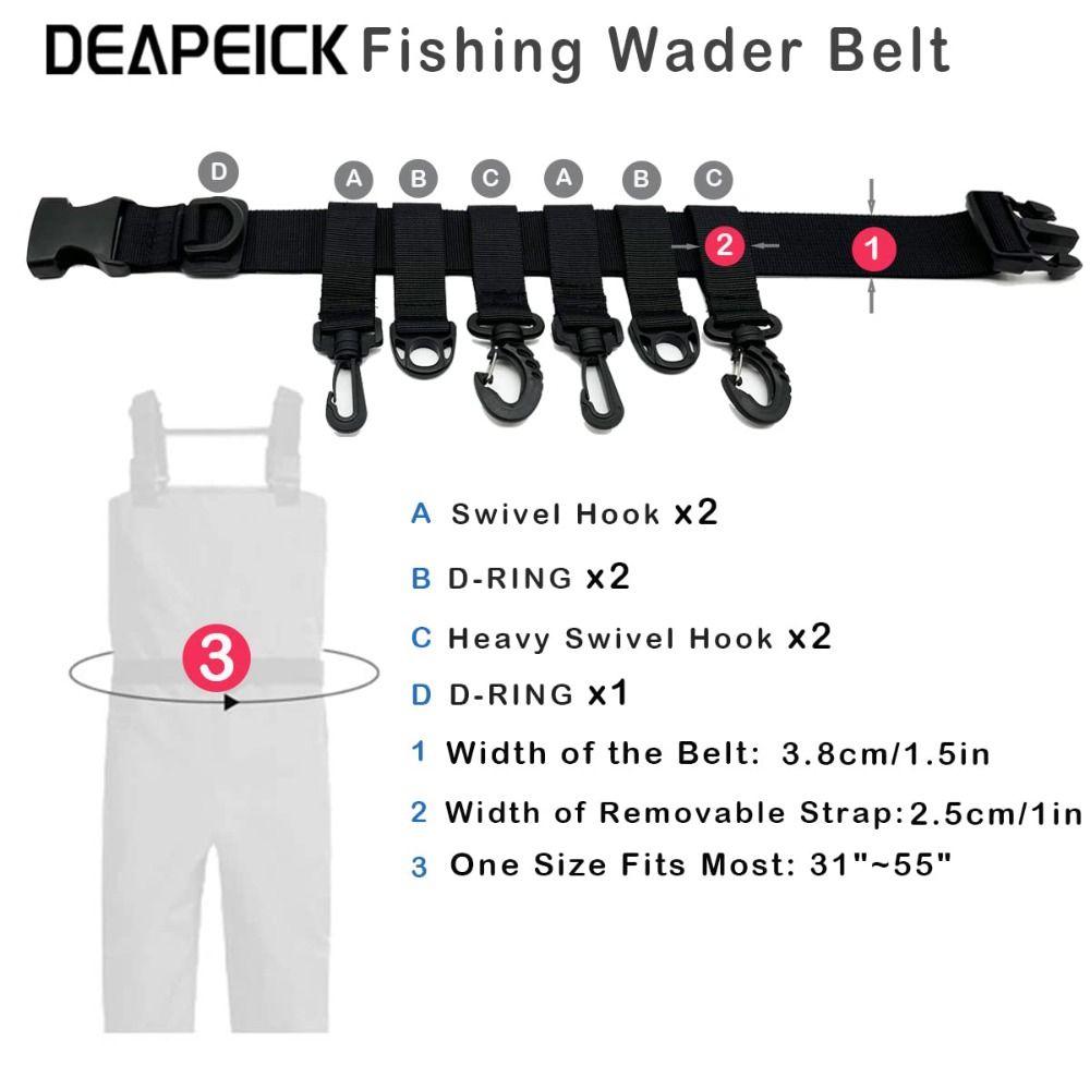 Lightweight Fishing Waist Belt Rod Holder Portable Fishing Pole Inserter Fishing Reel Belt  Outdoor