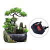  for Creative Indoor Desktop Small Rockery Water Fountain Waterfall with LED Lamp Atomization Effect Feng Shui Relaxation