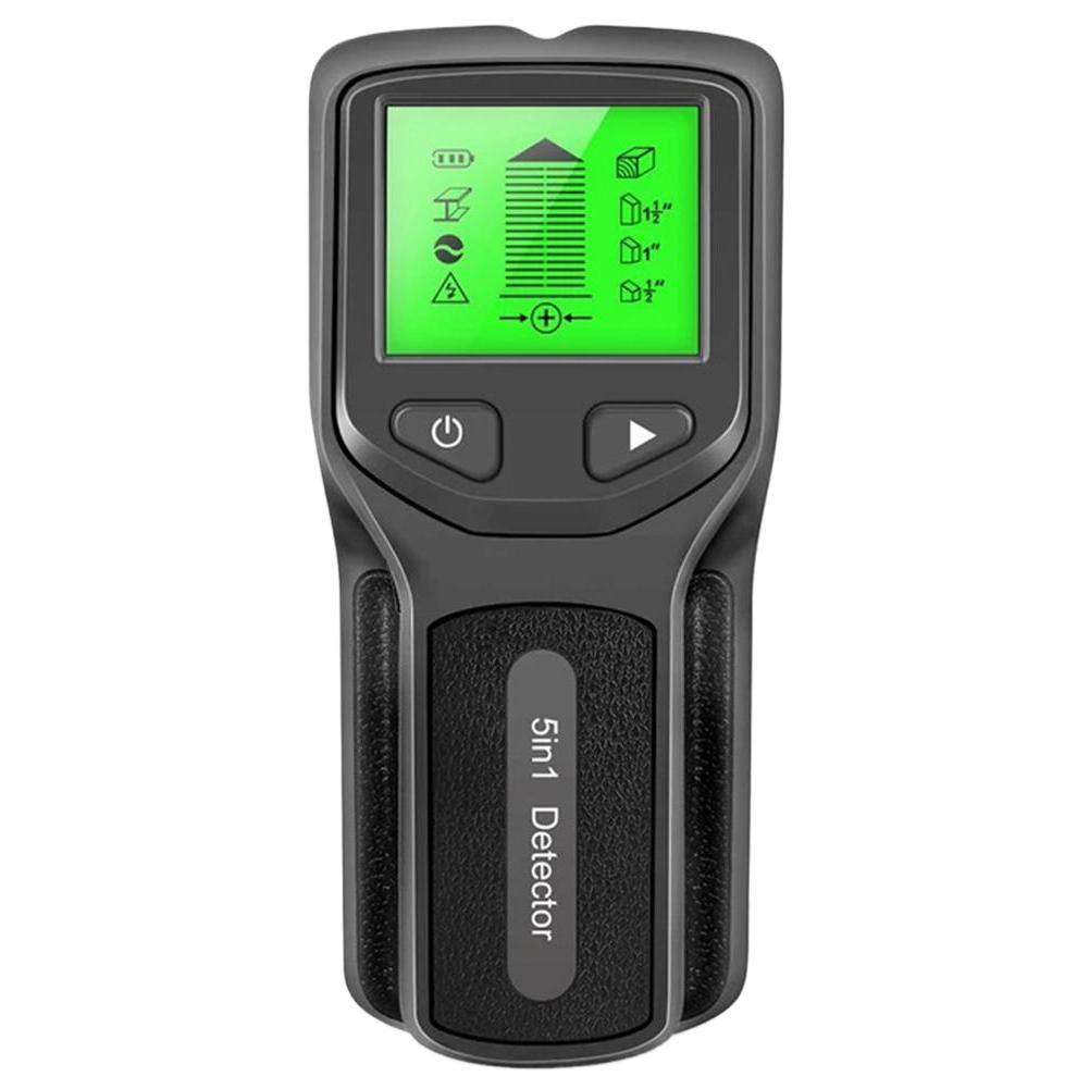 

5 in 1 Wall Metal Detector Wall Scanner LCD Electronic Detector Metal Testing Tools High Sensitivity Wall Stud Finder Sensor чорний