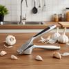 Zinc Alloy Garlic Presser Easy To Squeezable Heavy Duty Garlic Mincer Ergonomic Handle Easy to Clean Ginger Crusher Home Use