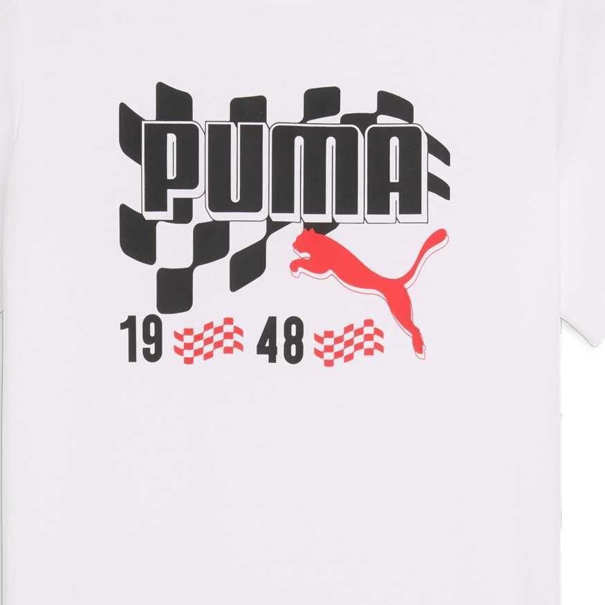 Puma Comfortable Breathable Round Neck Short Sleeve T-Shirt Men Tops White 690253-02