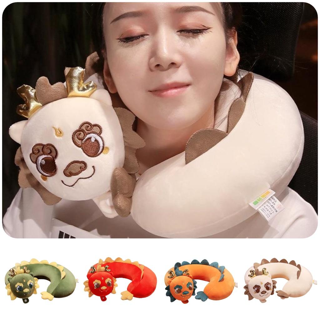 Wholesale Dragon Luck U-shaped Neck Pillow Ideal Gift For New Year And Festivals