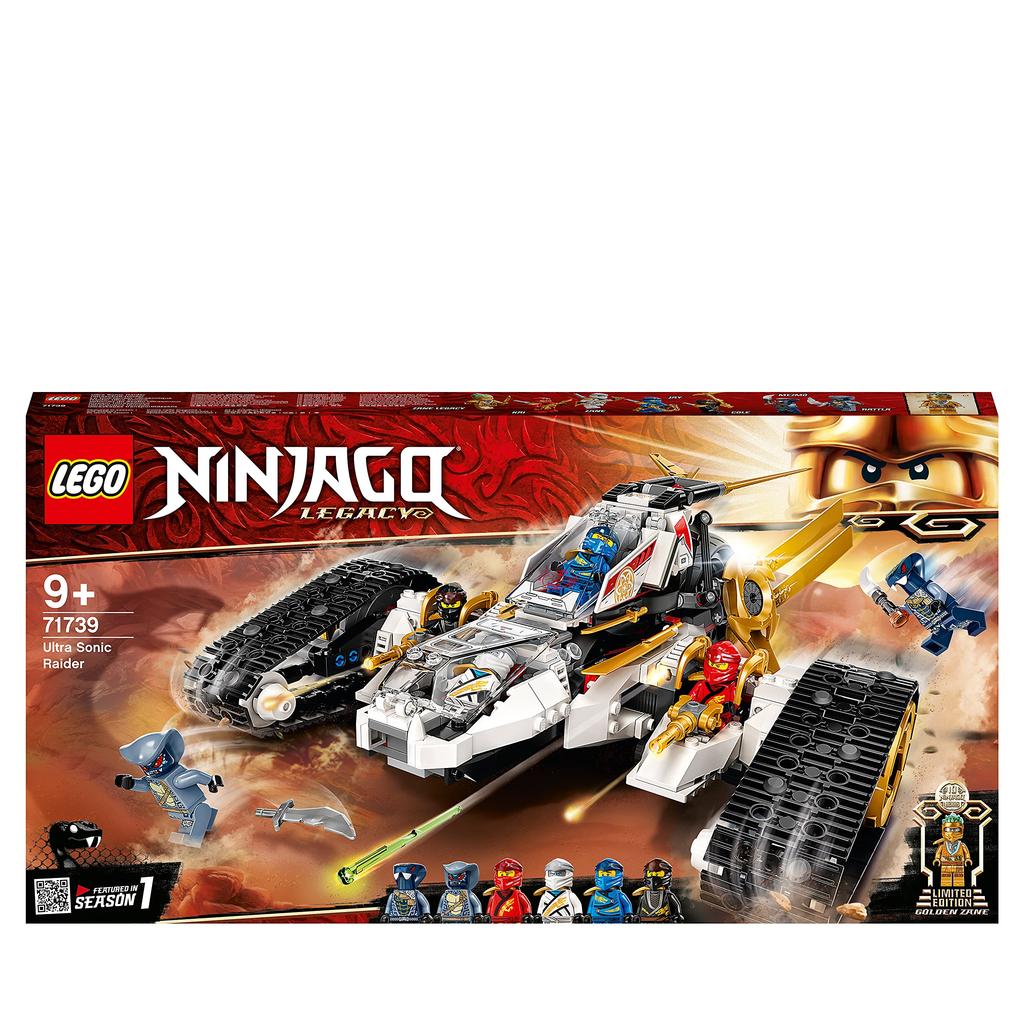 LEGO Ninjago Ultrasonic Raider 71739 Toy Ninja Vehicle for Boys Ages 9 and Up