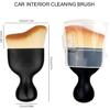3PCS Car Interior Cleaning Tool, Car Cleaning Brush Dust Collectors,Dust Brush,Car Interior Cleaning Tool Brush with Cover