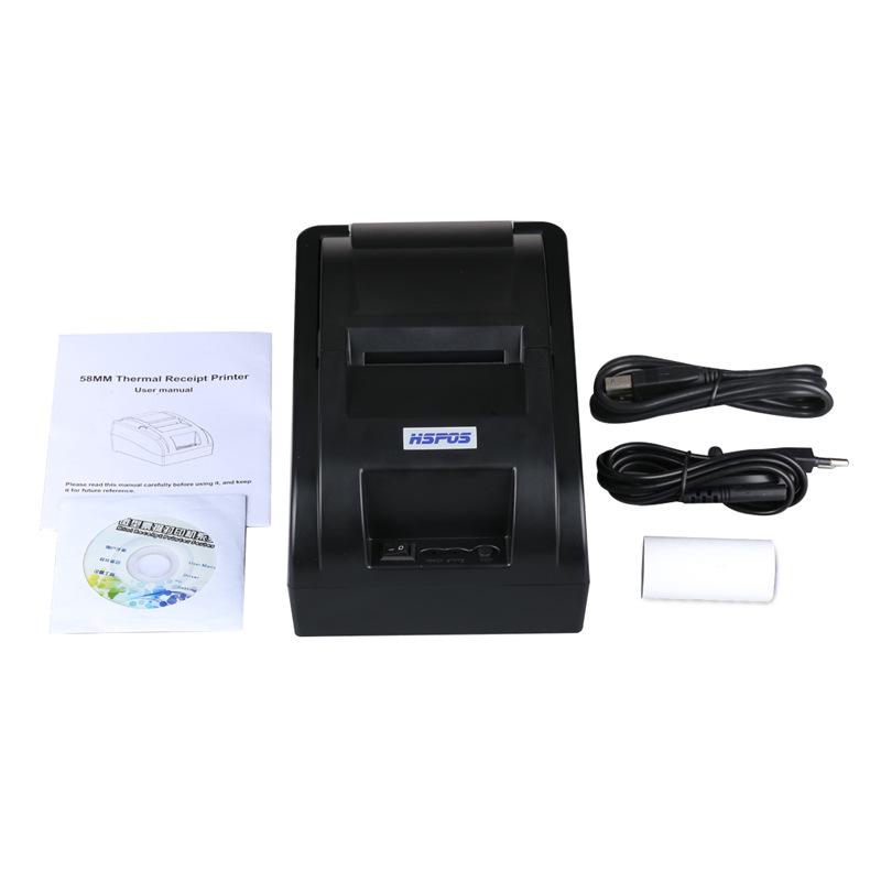 58mm Thermal Receipt Printer for Supermarkets & Restaurants - Programmable Cash Register Printer