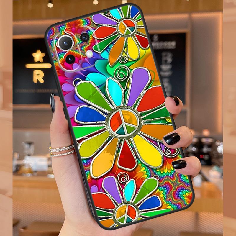 

Чехол Хиппи Цветок Маргаритки Тай-дай Мир Для Xiaomi 13T 14T 15T Pro 14 15 Ultra 17 Pro Max POCO F8 F7 F5 F6 X3 X5 X6 X7 Pro POCO F8 Pro