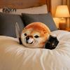 Novelty Home Decor 35/45CM What The Dog Doing Plush Toy, Funny Shiba Plushie, Detachable Comfortable Stuffed Doll Knife Shield Doll, Soft Pillow,