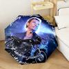 French legendary rock singer and actor Johnny Hallyday umbrella is suitable for all seasons, including home travel and outdoor activities Y4