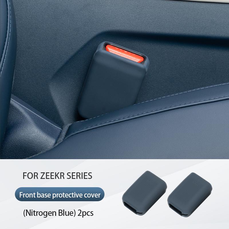 For ZEEKR 001 X belt buckle Silicone Case Snap protector Anti scratch and anti abnormal noise Seat belt interior accessories