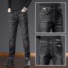 JYL Fashion Korean Jeans Men's Fashion Structure Universal Elastic Straight