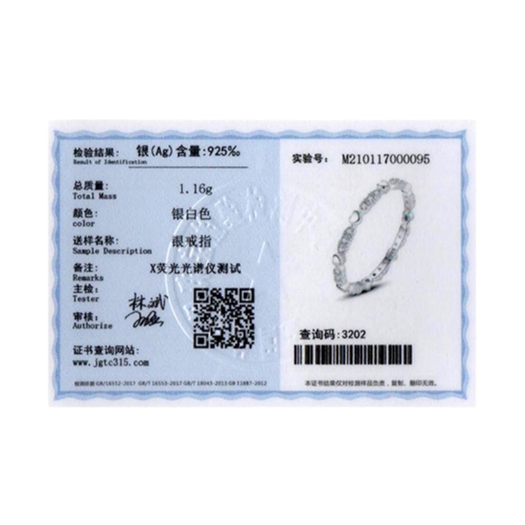 Ada Jewelry Joyas Mujer Rhodium Plated Female Zircon S925 Sterling Silver Ring for Everyday Wear