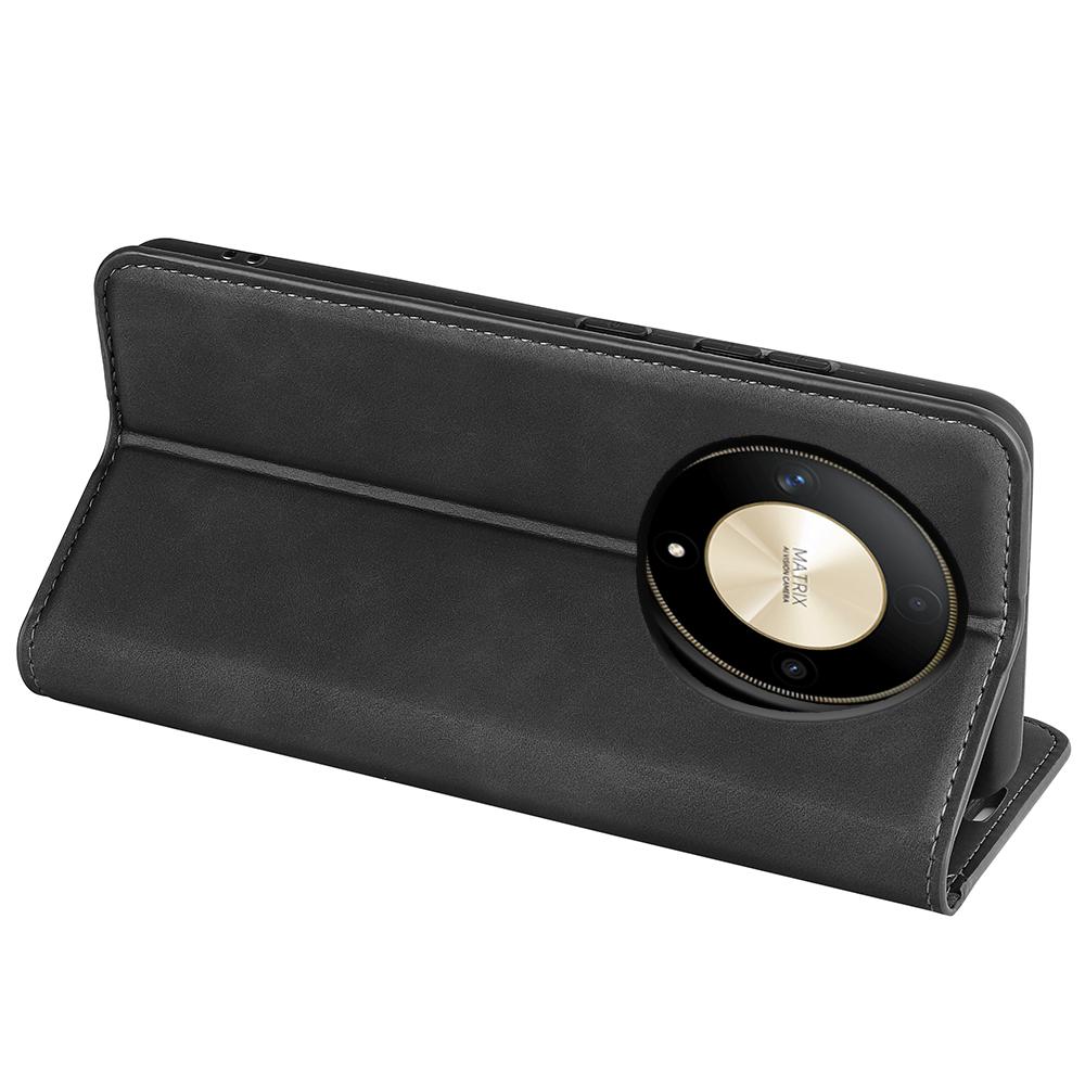 For Honor X50 5G/X9b 5G/Magic6 Lite 5G Case Skin-touch PU Leather Full Body Protective Phone Cover