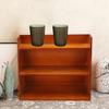 Vintage Displayplank Houten 3 Laags Opslag Vrijstaand Wandmontage Decoratief Bureau Rek voor Koffiekopje Parfum