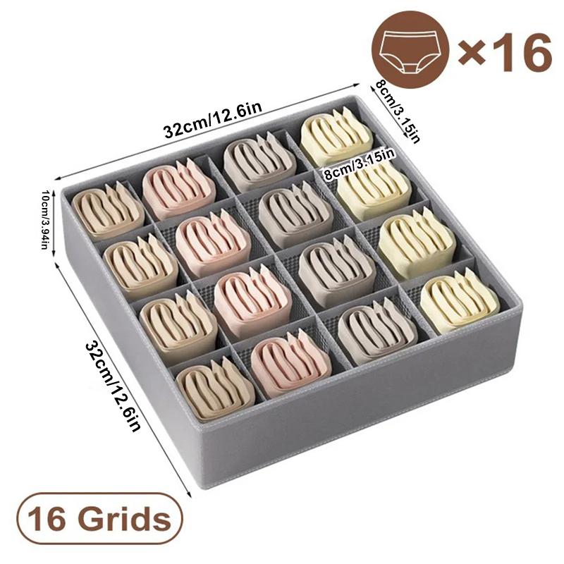 

Bra Underwear Organizer Storage Box Panties Socks Storage Boxes Foldable Wardrobe Clothes Organizer Abinet Drawers Separator