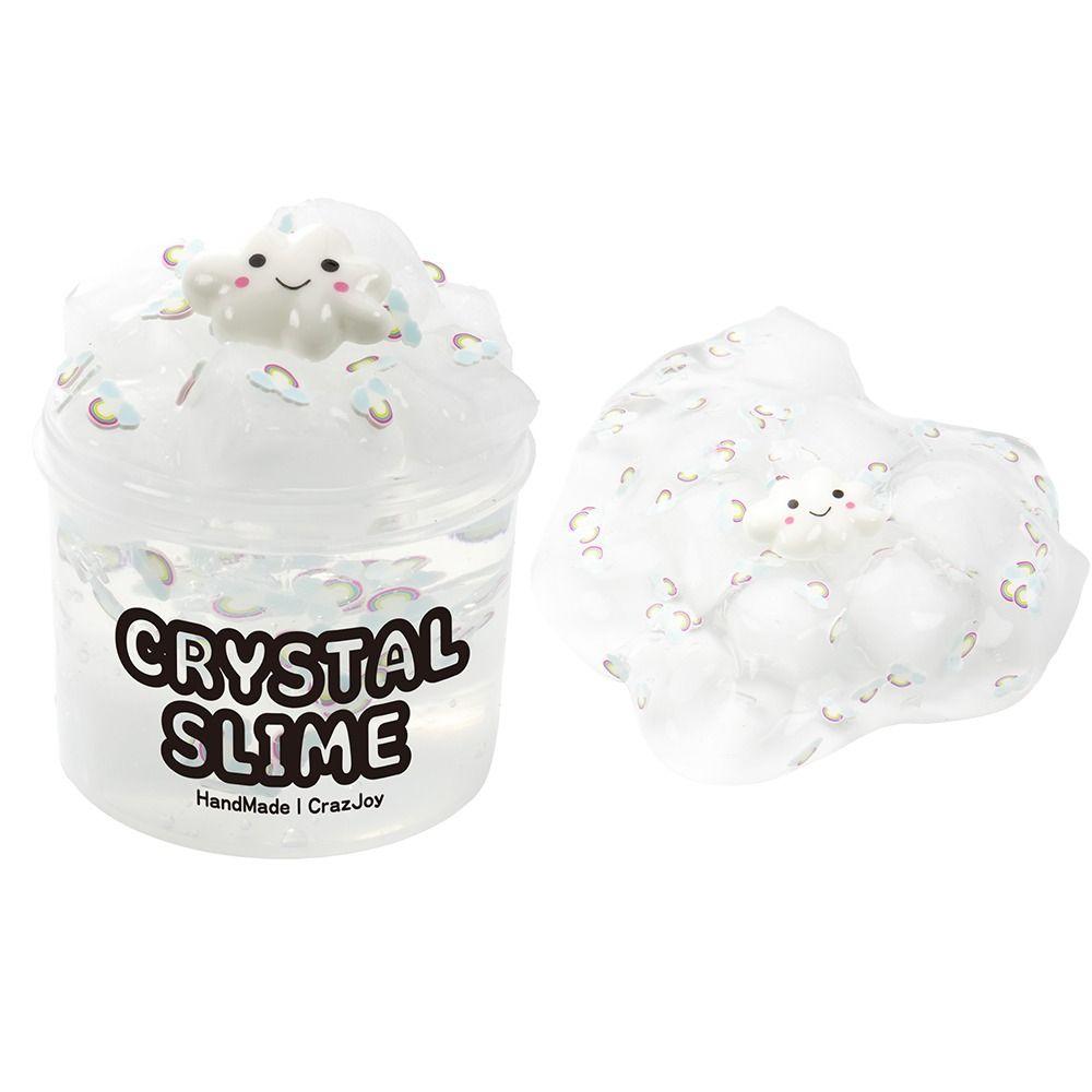 Cat Claws Crystal Slime Super Soft Crunchy Slime Glimmer Clear Slime  for Girls Boys