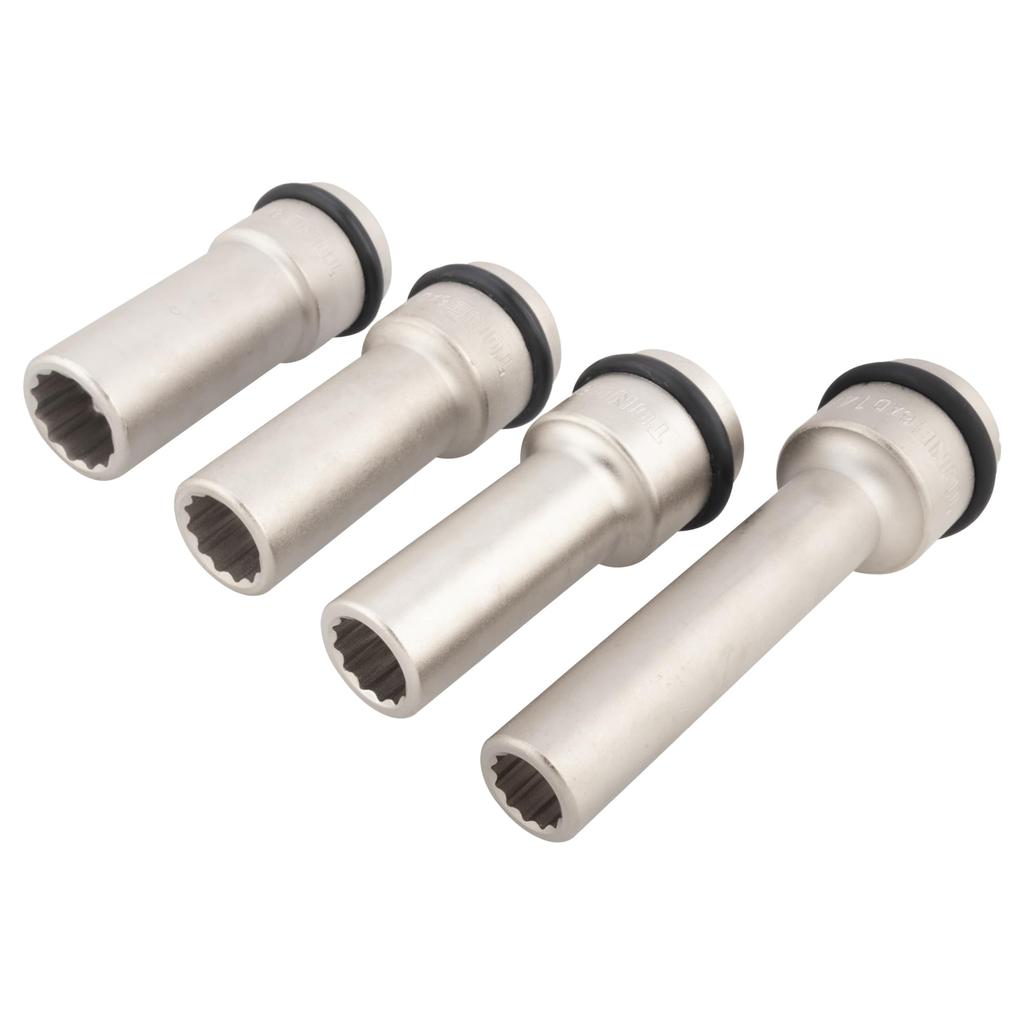 TONE AD604 Head Bolt and Flywheel Socket Includes 4 Pieces Set, 19.0mm (3/4") Drive,