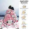 1pc Pink Bunny My Melody Blanket, Seasonal Home Decor Gift for Family and Friend, Soft Throw Blanket Suitable for All Seasons, Living Room, Travel, Ca