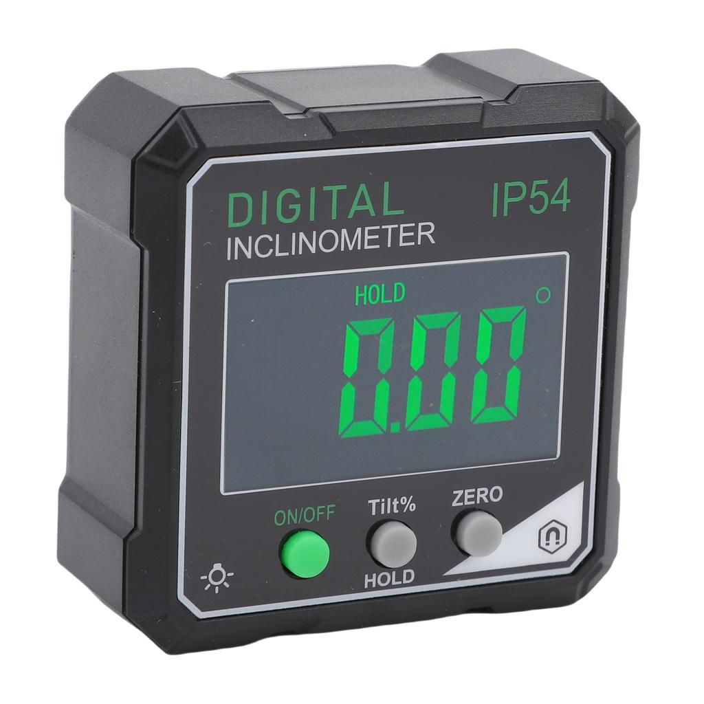 Inclinômetro Digital 4x90 Graus de Alcance Tela LCD Retroiluminada Localizador Eletrônico de Ângulo Magnético para Serras de Mesa de Marcenaria