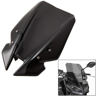YUANYE Motorcycle Windshield Yamaha Windshield 2017 2018 MT-09 FZ-09 (Black)