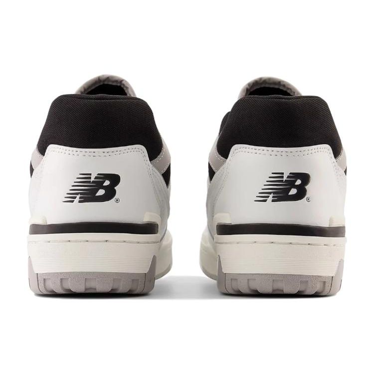 New Balance 550 Concrete Black Unisex Sneaker Weiß BB550NCL