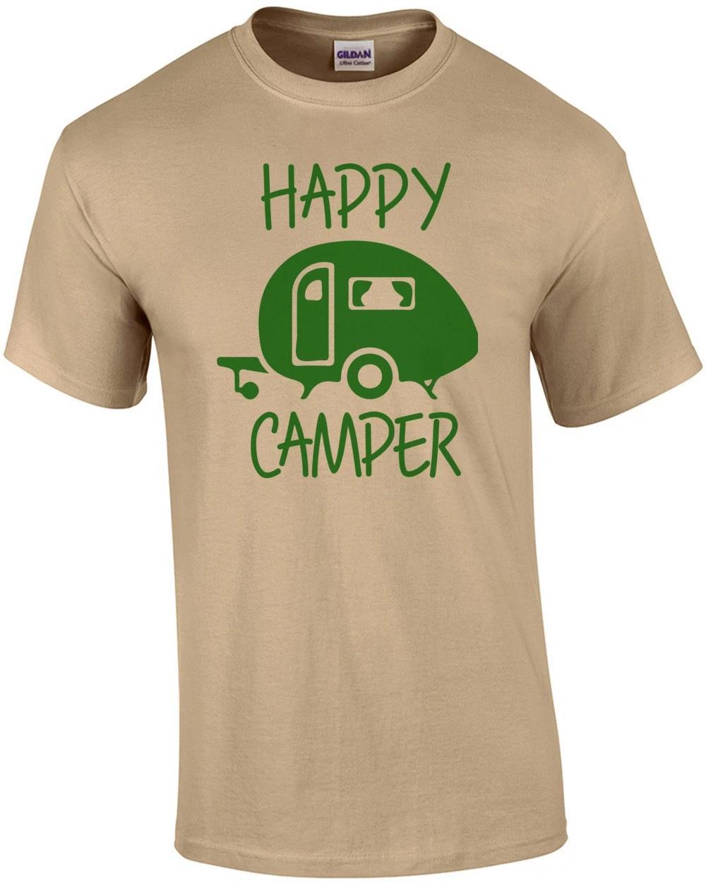 Happy Camper 2 - Funny Rv Camping T-shirt 3XL